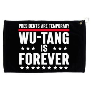 Presidents Are Temporary W.U.T.A.N.G Is Forever 2024 Funny Blue Grommeted Golf Towel