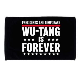 Presidents Are Temporary W.U.T.A.N.G Is Forever 2024 Funny Blue Microfiber Hand Towel