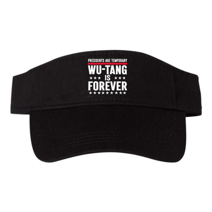 Presidents Are Temporary W.U.T.A.N.G Is Forever 2024 Funny Blue Valucap Bio-Washed Visor