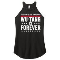 Presidents Are Temporary W.U.T.A.N.G Is Forever 2024 Funny Blue Women's Perfect Tri Rocker Tank