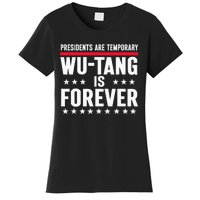 Presidents Are Temporary W.U.T.A.N.G Is Forever 2024 Funny Blue Women's T-Shirt