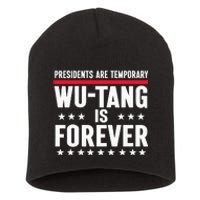 Presidents Are Temporary W.U.T.A.N.G Is Forever 2024 Funny Blue Short Acrylic Beanie