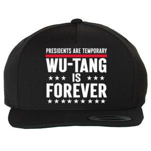 Presidents Are Temporary W.U.T.A.N.G Is Forever 2024 Funny Blue Wool Snapback Cap