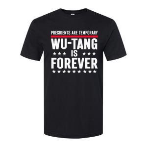 Presidents Are Temporary W.U.T.A.N.G Is Forever 2024 Funny Blue Softstyle CVC T-Shirt