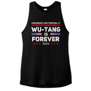 Presidents Are Temporary Is Forever 2024 Ladies PosiCharge Tri-Blend Wicking Tank