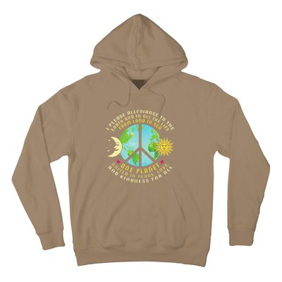 Pledge Allegiance To The Earth Earth Day Hoodie