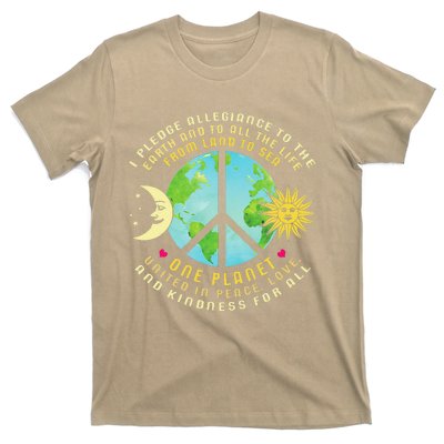 Pledge Allegiance To The Earth Earth Day T-Shirt