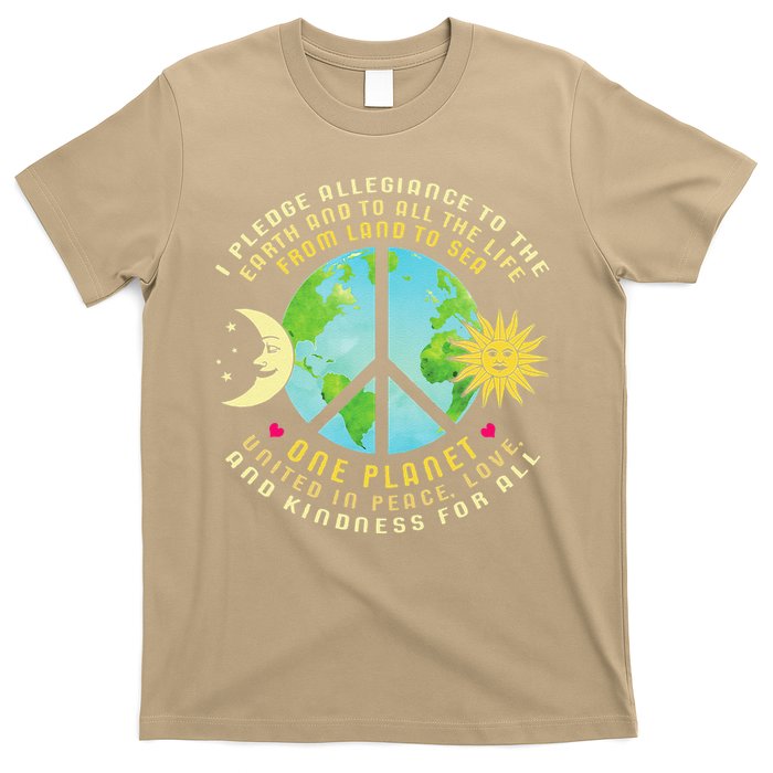 Pledge Allegiance To The Earth Earth Day T-Shirt