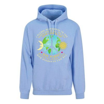 Pledge Allegiance To The Earth Earth Day Unisex Surf Hoodie