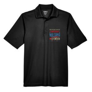 Presidents Are Temporary Forever 2024 Men's Origin Performance Pique Polo