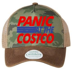 Panic At The Costco Funny Meme Legacy Tie Dye Trucker Hat