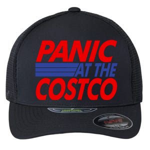 Panic At The Costco Funny Meme Flexfit Unipanel Trucker Cap