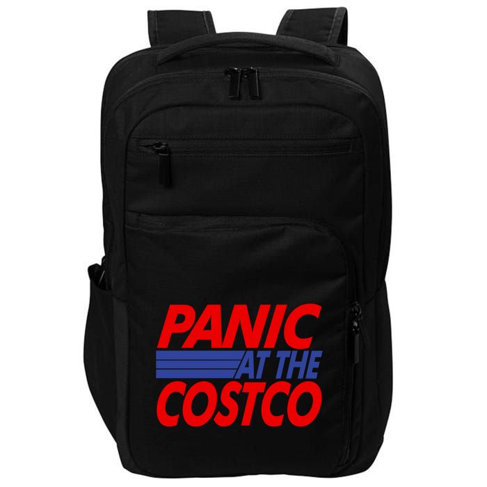 Panic At The Costco Funny Meme Impact Tech Backpack