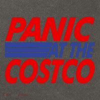 Panic At The Costco Funny Meme Cotton Canvas Backpack
