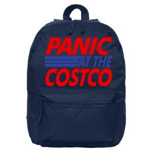 Panic At The Costco Funny Meme 16 in Basic Backpack