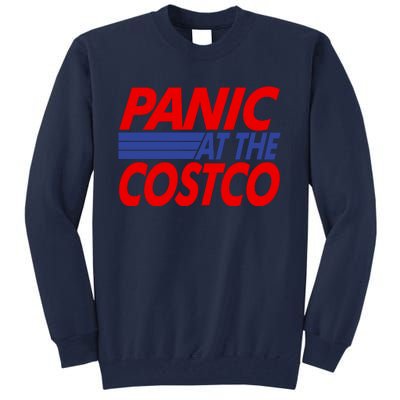 Panic At The Costco Funny Meme Tall Sweatshirt