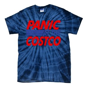 Panic At The Costco Funny Meme Tie-Dye T-Shirt