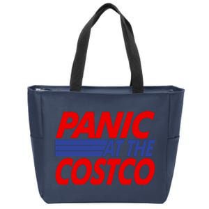 Panic At The Costco Funny Meme Zip Tote Bag