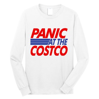 Panic At The Costco Funny Meme Long Sleeve Shirt