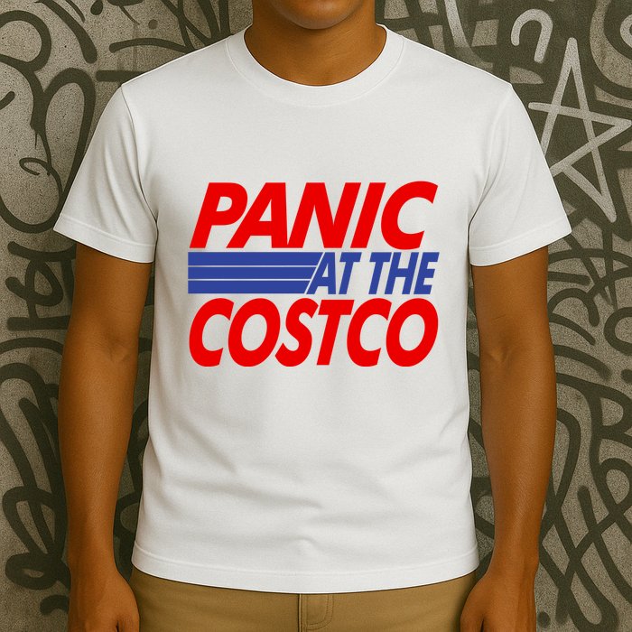 Panic At The Costco Funny Meme T-Shirt