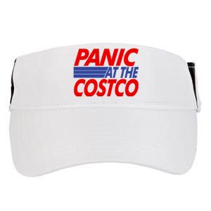 Panic At The Costco Funny Meme Adult Drive Performance Visor