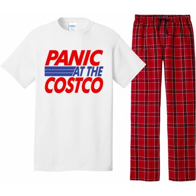 Panic At The Costco Funny Meme Pajama Set