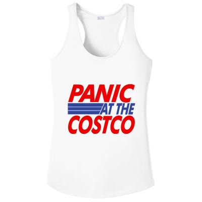 Panic At The Costco Funny Meme Ladies PosiCharge Competitor Racerback Tank