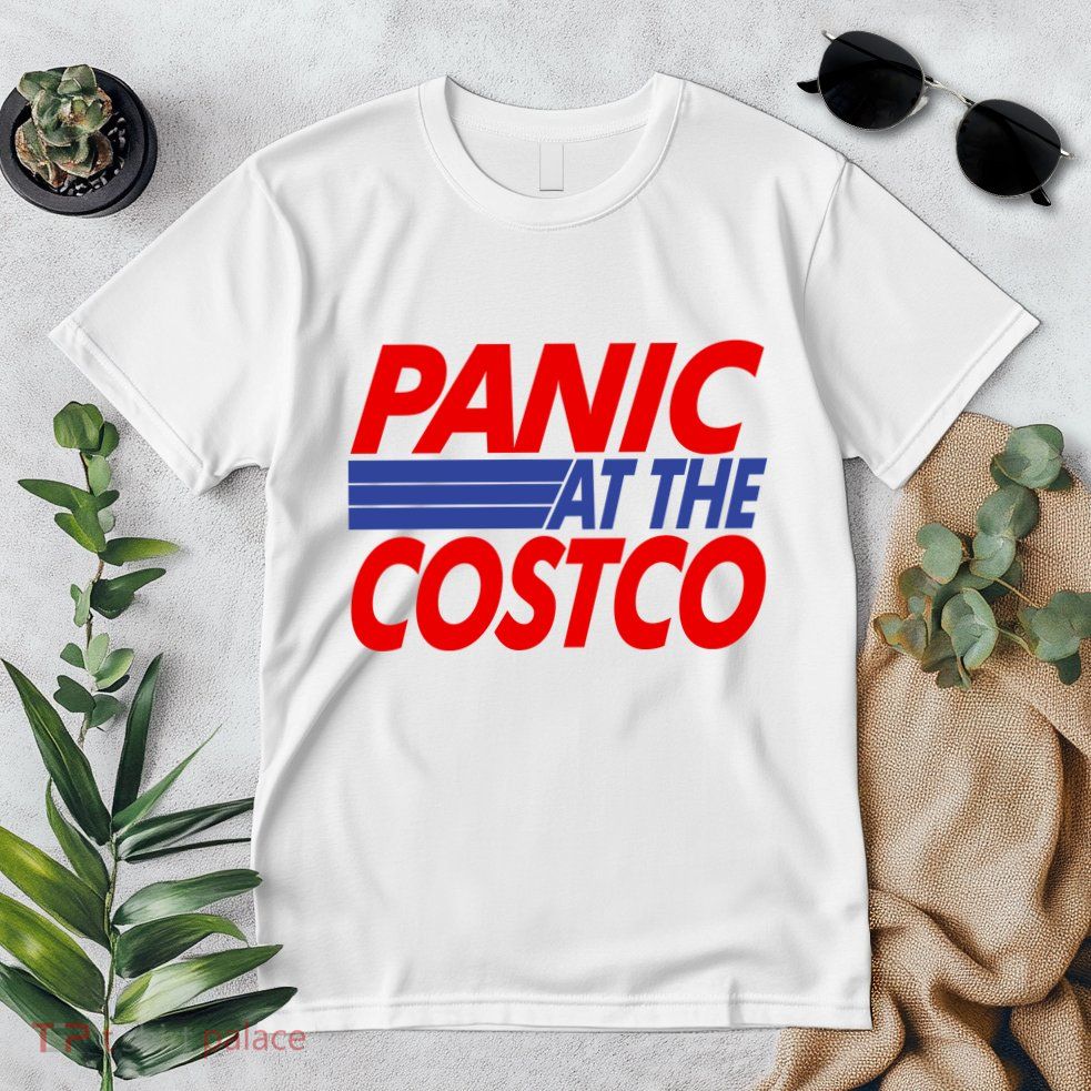 Panic At The Costco Funny Meme Premium T-Shirt