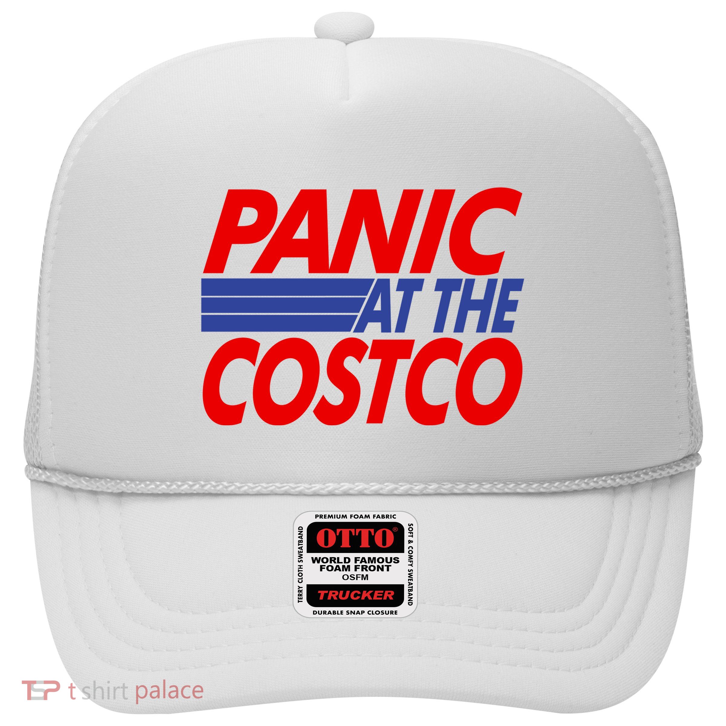 Panic At The Costco Funny Meme Trucker Hat