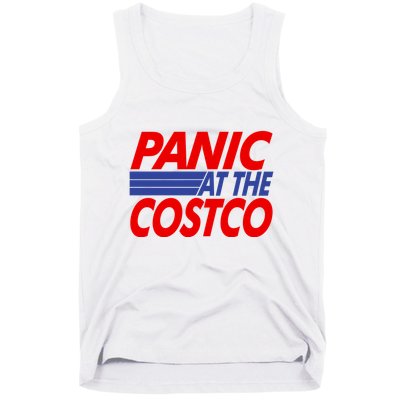 Panic At The Costco Funny Meme Tank Top