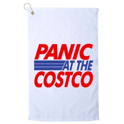 Panic At The Costco Funny Meme Golf Towel