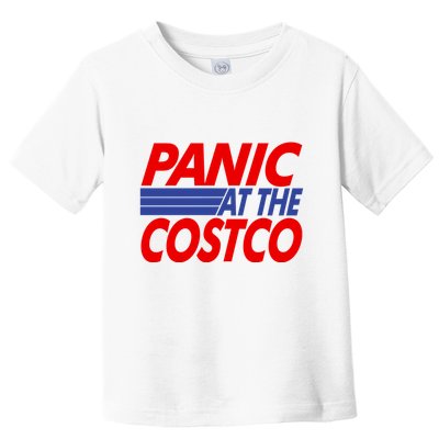 Panic At The Costco Funny Meme Toddler T-Shirt