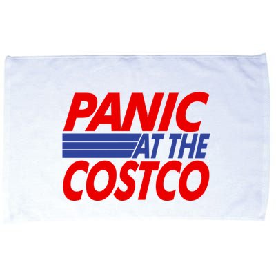 Panic At The Costco Funny Meme Microfiber Hand Towel