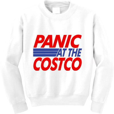 Panic At The Costco Funny Meme Kids Sweatshirt