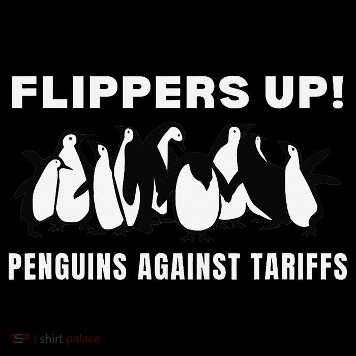Penguins Against Tariffs Flippers Up Wool Snapback Cap