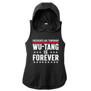 Presidents Are Temporary Is Forever 2024 Political Ladies PosiCharge Tri-Blend Wicking Draft Hoodie Tank