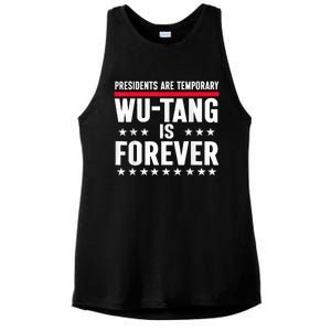 Presidents Are Temporary Is Forever 2024 Political Ladies PosiCharge Tri-Blend Wicking Tank