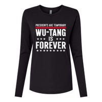 Presidents Are Temporary Is Forever 2024 Political Womens Cotton Relaxed Long Sleeve T-Shirt