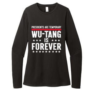 Presidents Are Temporary Is Forever 2024 Political Womens CVC Long Sleeve Shirt