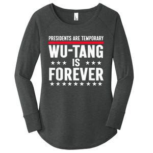 Presidents Are Temporary Is Forever 2024 Political Women's Perfect Tri Tunic Long Sleeve Shirt