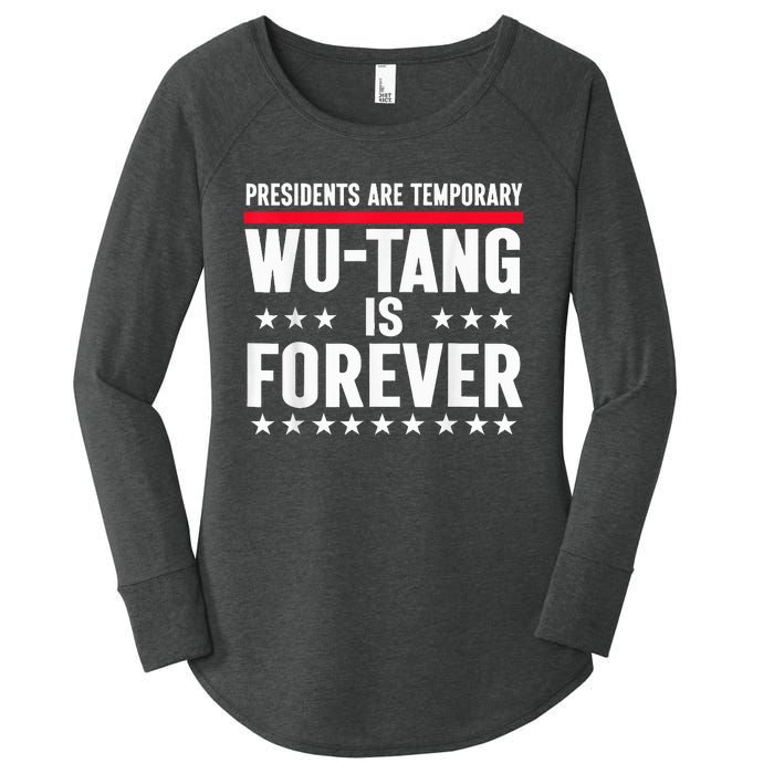 Presidents Are Temporary Is Forever 2024 Political Women's Perfect Tri Tunic Long Sleeve Shirt