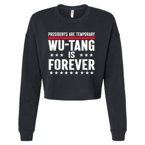 Presidents Are Temporary Is Forever 2024 Political Cropped Pullover Crew