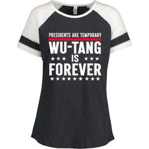 Presidents Are Temporary Is Forever 2024 Political Enza Ladies Jersey Colorblock Tee