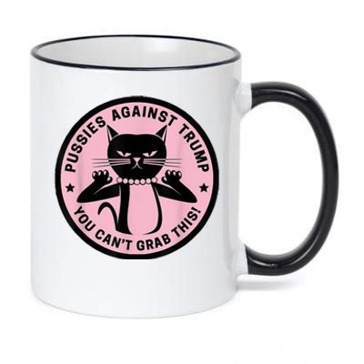 Pussies Against Trump You Can’T Grab This 11oz Black Color Changing Mug