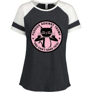 Pussies Against Trump You Can’T Grab This Enza Ladies Jersey Colorblock Tee