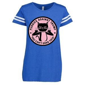 Pussies Against Trump You Can’T Grab This Enza Ladies Jersey Football T-Shirt