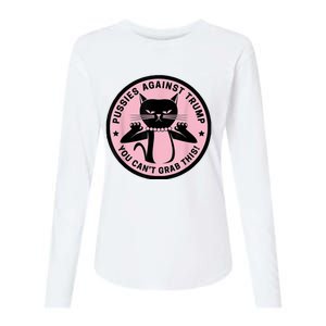 Pussies Against Trump You Can’T Grab This Womens Cotton Relaxed Long Sleeve T-Shirt