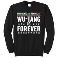 Presidents Are Temporary Is Forever 2024 Funny Blue Sweatshirt