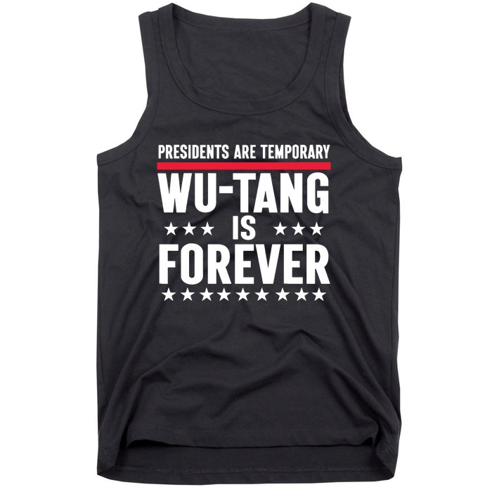 Presidents Are Temporary Is Forever 2024 Funny Blue Tank Top