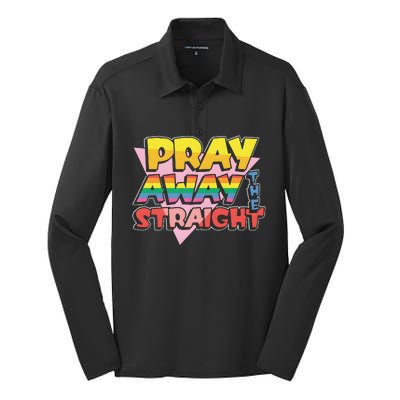 Pray Away The Straight Silk Touch Performance Long Sleeve Polo